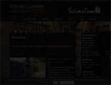 Tablet Screenshot of forum-culinaire.de